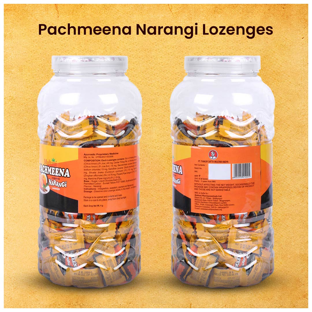 Multani Pachmeena Digestive Care Drops Narangi Bottle of 200 ML