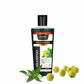 Multani Naturals Amla & Bhringraj Hair Care Combo (270 ML Each) – Shampoo & Conditioner | Anti-Hair Fall | SLS & Paraben Free