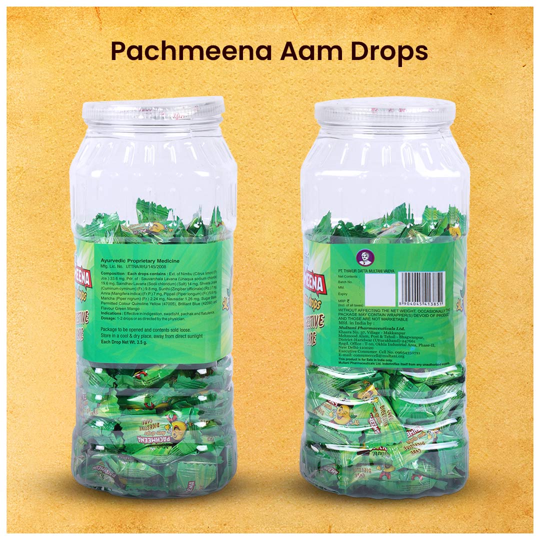 Multani Pachmeena Digestive Care Drops Aam Bottle of 150 ML