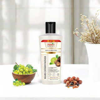 Multani Naturals Amla & Reetha Hair Care Combo (270 ML Each) – Shampoo & Conditioner | Anti-Hair Fall | SLS & Paraben Free