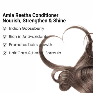 Multani Naturals Amla & Reetha Hair Conditioner | Anti-Hair Fall | SLS & Paraben Free