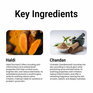 Multani Naturals Chandan Haldi Soap I Ayurvedic Bath Soap for Men & Women I Handmade Herbal Soap Bar with Sandalwood (Chandan), Turmeric (Haldi) & Glycerin I Protects Skin from Environmental Stressor,I Kind to Sensitive & Stressed Skins