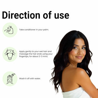 Multani Naturals Greentea & Aloevera Hair Conditioner || For Reducing Hair Fall | Improving Hair Texture | Strenghtening Hair Strands | Dermatologically Tested | SLS & paraben Free | Suitable For All Hair Types