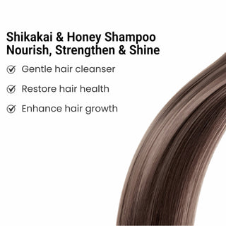 Multani Naturals Shikakai & Honey Shampoo || For Shiny Looking Hair | Reduces Scalp Dryness | Detangles hair |Makes hair manageable | SLS & Paraben Free | For All Hair Types | Dermatologically Tested