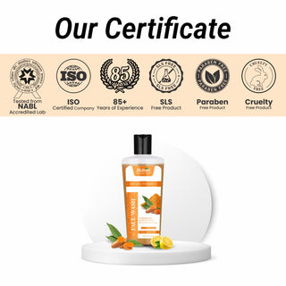 Multani Naturals Ubtan & Vitamin C Face Wash | Ayurvedic Face Cleanser with Essential Oils for Men & Women –Unisex I Face Cleanser Clinically & Dermatologically Tested Herbal Face Wash for Skin With Sulphate Free I  Kind to All Skin Types