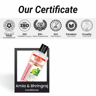 Multani Naturals Amla & Bhringraj Hair Conditioner | Promotes Hair Growth | Restores Shine & Reduce Breakage | Strenghten Roots & Reduces Hair Fall | Dermatologically Tested | For All hair Types