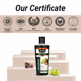 Multani Naturals Amla & Reetha Hair Care Combo (270 ML Each) – Shampoo & Conditioner | Anti-Hair Fall | SLS & Paraben Free