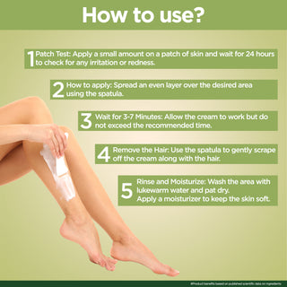 Multani Naturals Painless, Fast & Easy Aloe Vera Hair Removal Cream