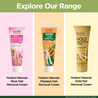 Multani Naturals Painless, Fast & Easy Aloe Vera Hair Removal Cream