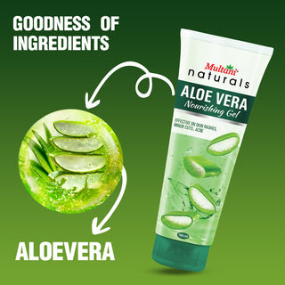 Multani Naturals Aloe Vera Nourising Gel For Face & Hair | Hydrating, Moisturizing, Soothing Skin | Multipurpose Gel