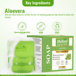 Multani Naturals Hair & Skin Care with Power of Amla & Bhringraj  & Aloe Vera – Shampoo | Conditioner & Soap