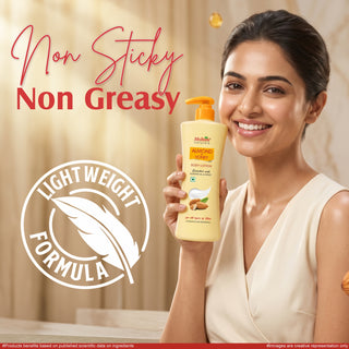 Multani Natural Almond & Honey Body Lotion | Deep Nourishment for Silky Soft,| Smooth & Glowing Skin