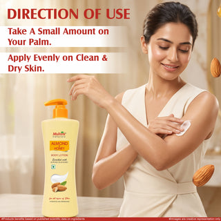 Multani Natural Almond & Honey Body Lotion | Deep Nourishment for Silky Soft,| Smooth & Glowing Skin