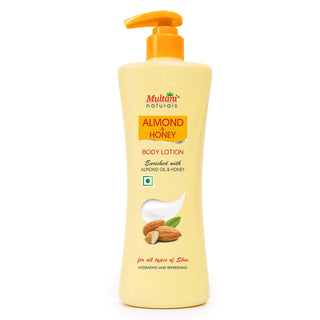 Multani Natural Almond & Honey Body Lotion | Deep Nourishment for Silky Soft,| Smooth & Glowing Skin