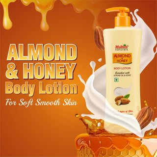 Multani Natural Almond & Honey Body Lotion | for soft smooth skin