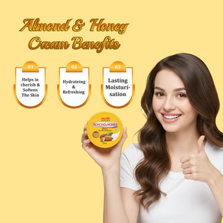 Multani Naturals Almond & Honey Cream | For Soft Smooth Skin
