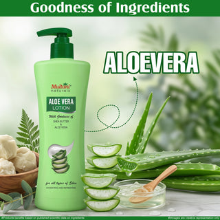 Multani Naturals Aloe Vera Lotion | Hydrating & Refreshing | For all types of skin