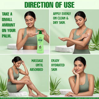 Multani Naturals Aloe Vera Lotion | Hydrating & Refreshing | For all types of skin