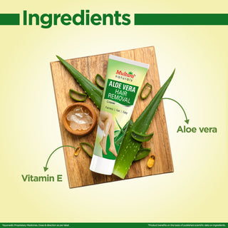 Multani Naturals Painless, Fast & Easy Aloe Vera Hair Removal Cream