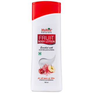 Multani Naturals Fruit Body Lotion with aloevera juice & papaya | for soft smooth skin