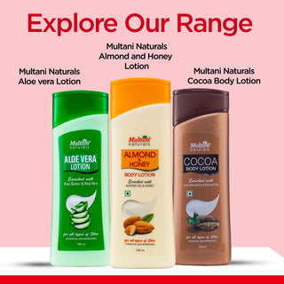 Multani Naturals Fruit Body Lotion with aloevera juice & papaya Combo | for soft smooth skin