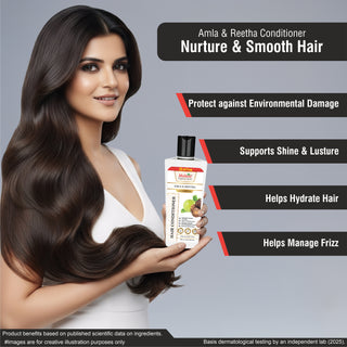 Multani Naturals Amla & Reetha Hair Conditioner | Anti-Hair Fall | SLS & Paraben Free