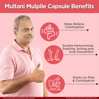 Multani mulpile Capsule | For useful in piles & constipation