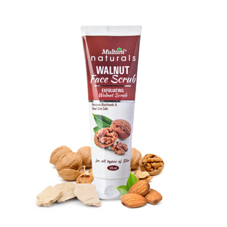 Multani Naturals Exfoliating Walnut Face Scrub | For Removes balckheads & dead skin cells