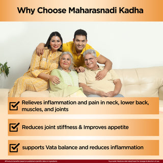Multani Ayurvedic Maharasnadi Kwath Kadha | Relief From Neck, Lower Back & Joints Pain