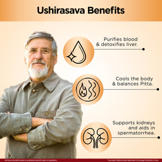 Multani Ayurvedic Ushirasava Syrup | Beneficial In Purifies Blood And Cleanses The Liver