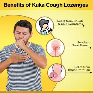 Multani kuka Cough Lozenges Jar (150 Drops) -  (Tulsi | Lemon)