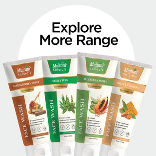 Multani Naturals Charcoal Face Wash for Men & Women | Detox & Deep Cleanse with Activated Bamboo Charcoal | Oil-Control, Acne-Prone Skin | 100 Ml