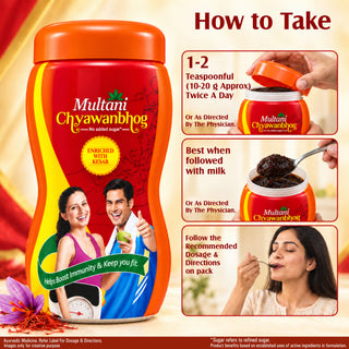 Multani Chyawanbhog Sugar Free | Chyawanprash Ayurvedic Immunity Booster | Remedy To Build Protection