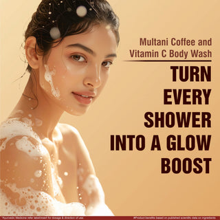 Multani Natural Coffee & Vitamin C Body Wash | Cleanse Dirt & Impurities| Remove Dead Skin Cells | Helps To Moisturize |