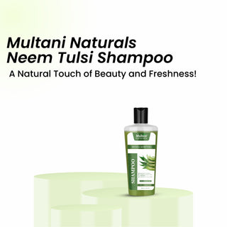 Multani Naturals Shampoo & Conditioner Combo | Neem & Aloe Vera Shampoo 270ml + Amla & Bhringraj Hair Conditioner 270ml | Anti-Dandruff | Strengthens Roots | Promotes Growth | For All Hair Types