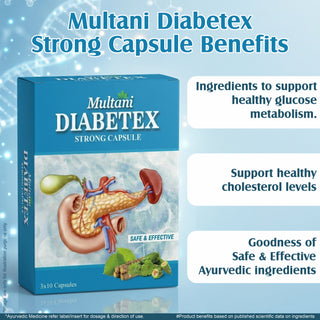 Multani Diabetex Strong Capsule | For useful in sugar management