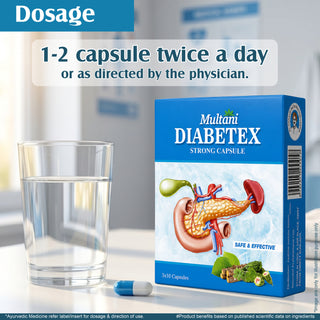Multani Diabetex Strong Capsule | For useful in sugar management