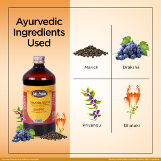 Multani Ayurvedic Draksharishta Syrup | Useful In Physical Weakness
