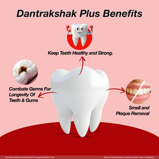Multani Dantrakshak Tooth Powder Pack of 2 | Ayurvedic Oral Care for Strong Teeth & Healthy Gums