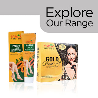 Multani Naturals Diamond Facial Kit For Diamond Glow | For Instant Glow & Temoves Dead Skin Cells