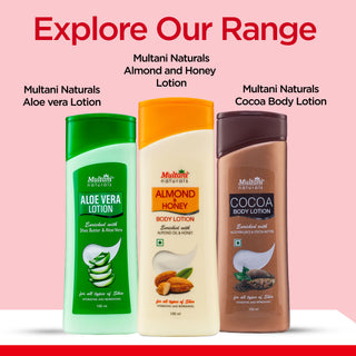 Multani Naturals Fruit Body Lotion with aloevera juice & papaya | for soft smooth skin