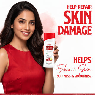 Multani Naturals Fruit Body Lotion with aloevera juice & papaya | for soft smooth skin