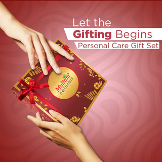 Multani Naturals Beauty Gift Set (5 in 1) | Sandalwood & Kesar Moisturizer, Gold Face Wash, Mix Fruit Cream, Aloe Vera Soap & Lavender Body Wash | Complete Skin Care Combo for Men & Women