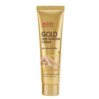 Multani Naturals Painless, Fast & Easy Gold Hair Removal Cream