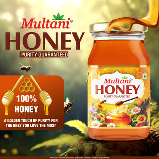 Multani Sundarban Forest Honey |  100% pure | No Sugar Added | Helps boost immunity, supports digestion