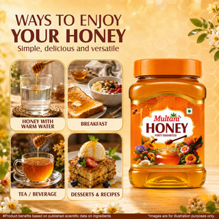 Multani Honey  | No Sugar Added | Helps boost immunity, supports digestion