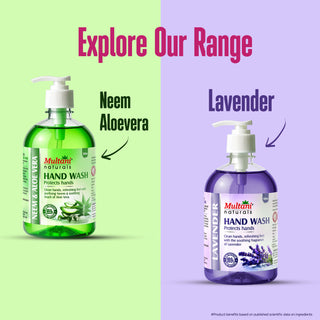 Multani Naturals Rose Hand Wash |Clean Hands,| Refreshing feel with the soothing fragrance of Rose | 99.9% Germ Protection|