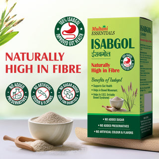 Multani Digestive & Sugar Management Care Combo | Isabgol + Jamun Neem Karela Kwath | Supports Digestion & Gut Wellness Naturally