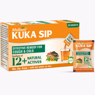 Multani Kuka Sip | Ayurvedic Relief Drink for Cough & Cold | 12+ Natural Actives
