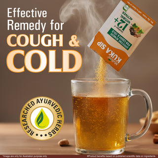 Multani Kuka Sip Instant Kadha Granules | Ayurvedic Relief Drink for Cough & Cold | 12+ Natural Actives